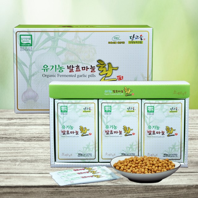 LATELY(레이틀리) [레이틀리] [소세골농장] 유기농발효마늘환180g(2g×90포)