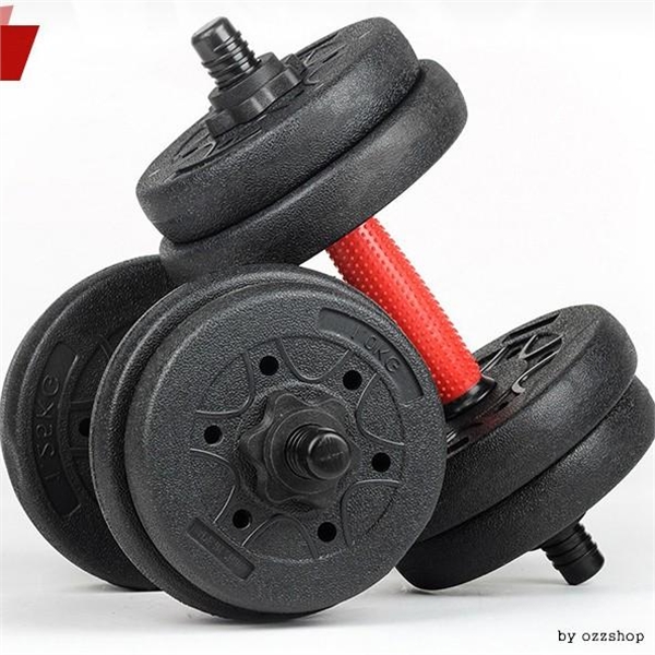 [마물샵] 더블 리프팅 아령 덤벨 바벨 15KG 세트